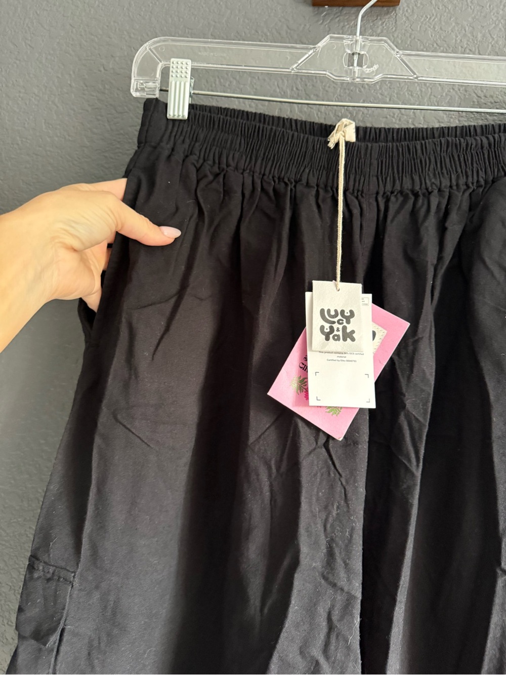 LUCY & YAK • NWT Rumi cargo trousers - size 8 black - Picture 3 of 6